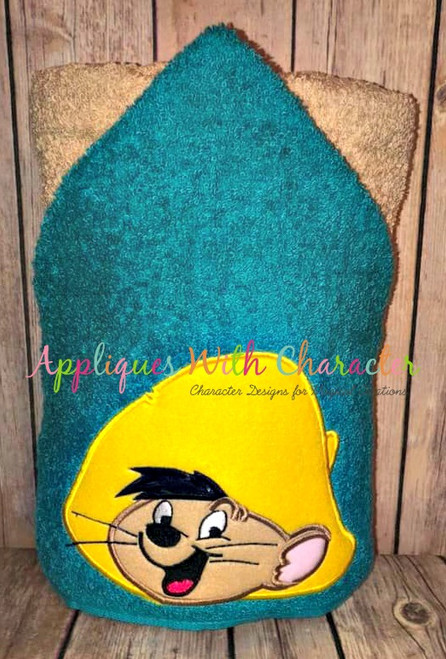 Speedy Gonzales Full Face Applique Design