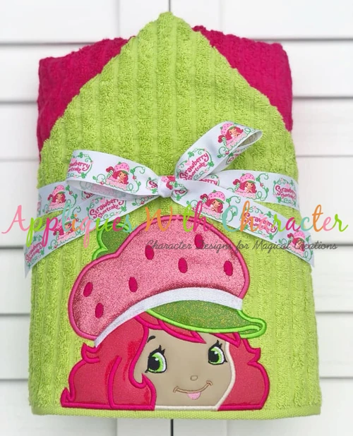 Strawberry Shortcake Peeker Applique Design