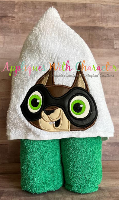Super-Pets Chip Peeker Applique Embroidery Design