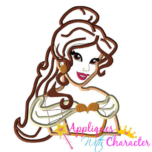 Beauty Bella Applique Design