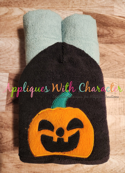 Halloween Pumpkin Peeker Applique Design