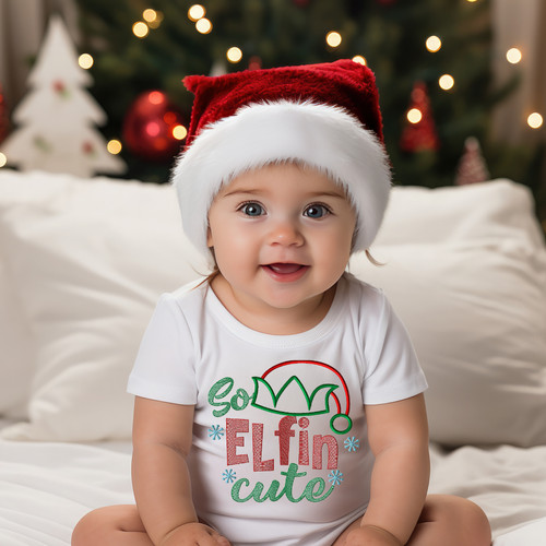 So Elfin Cute Applique Sketch Embroidery Design