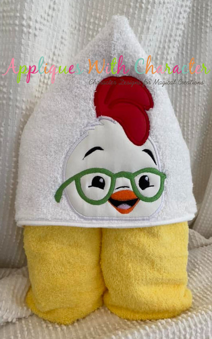 Chicken Little Peeker Applique Design