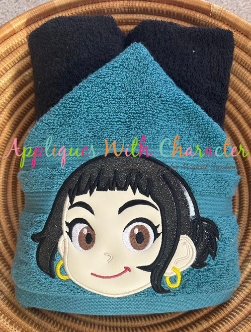 K-Pop Demon Hunters Zoey Full Face Applique Design