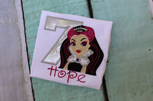 Ever After Raven Applique Embroidery Design