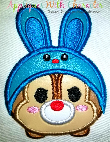 Dale Easter Bunny Tsum Tsum  Applique Design