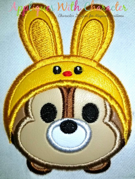 Chip Easter Bunny Tsum Tsum Applique Design