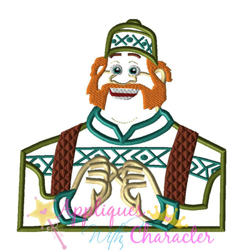 Frozen Oaken Applique Design