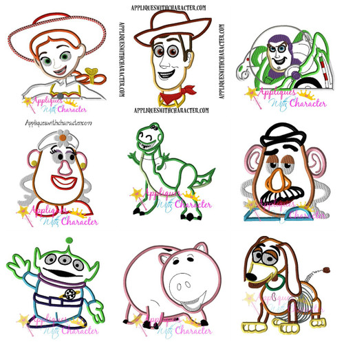 Toy Story Applique Design Set