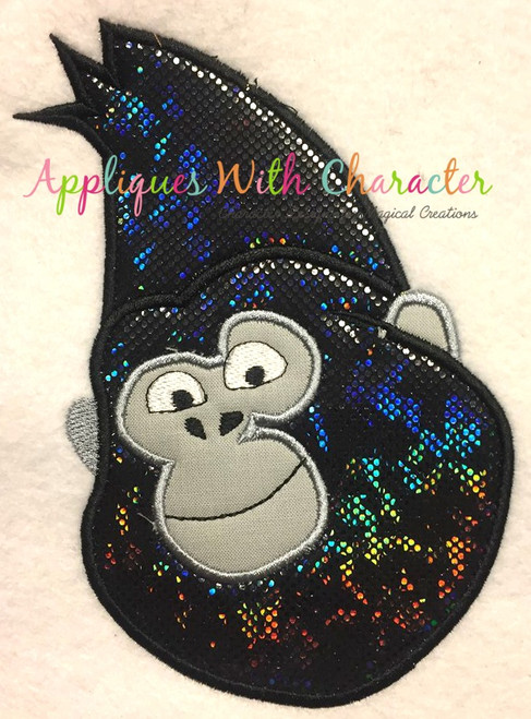 Sing Movie Johnny Gorilla Applique Design
