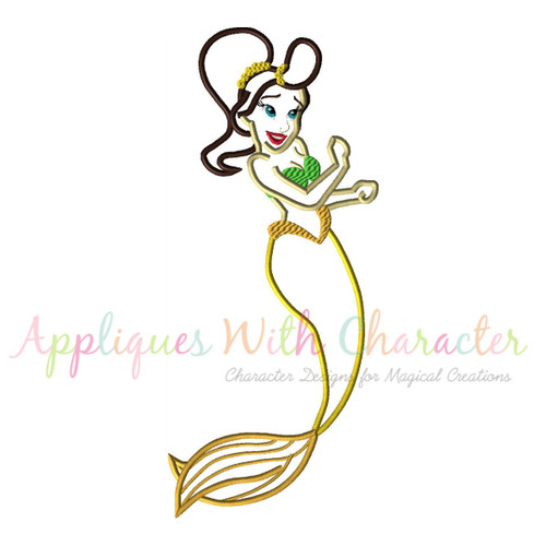 Mermaid Sister 2 Applique Design