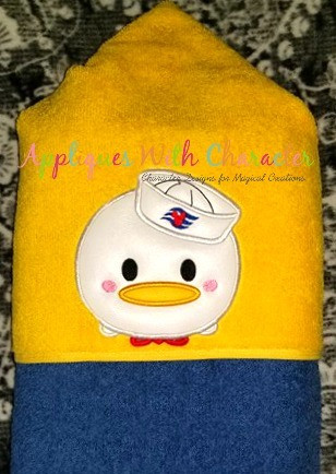 Don Duck Cruise Tsum Tsum Applique Design