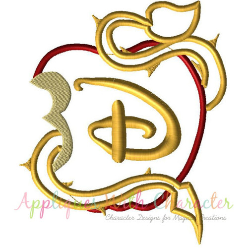 Descendants Applique Design