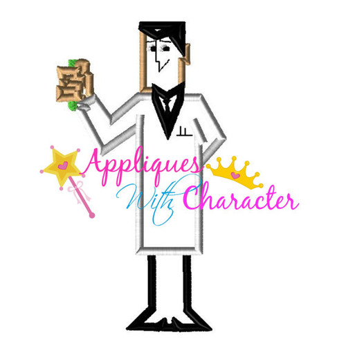 Professor Puff Power Girls Applique Machine Design