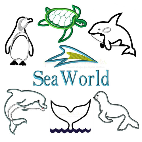 Sea Planet Applique Design Set