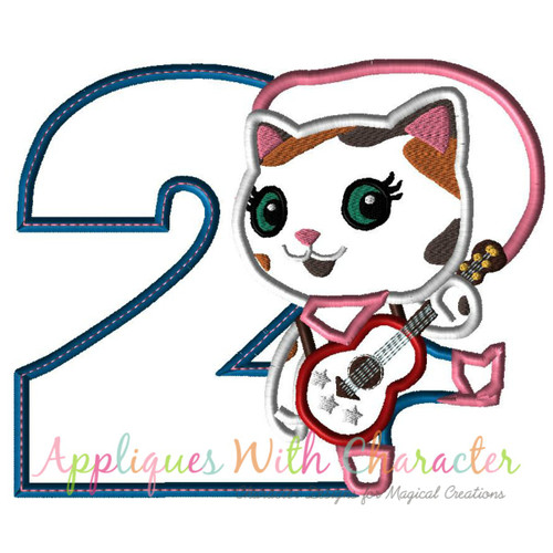 Sheriff Cally Two Applique Design