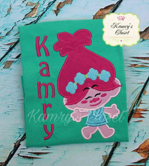 Troll Pop Cutie Applique Design 