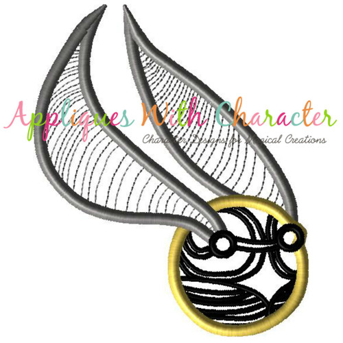 Harry Wizard Ball Applique Design 