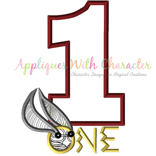 Harry One Applique Design 