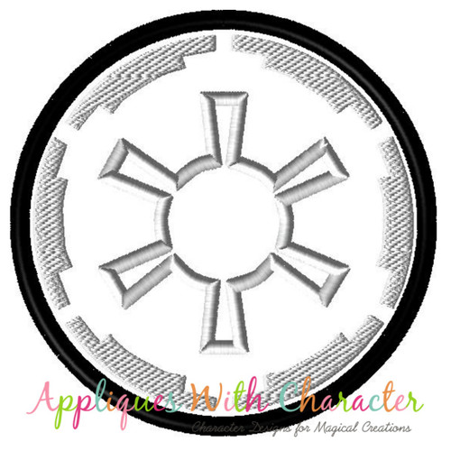 Star Wars Dark Side Logo Applique Design