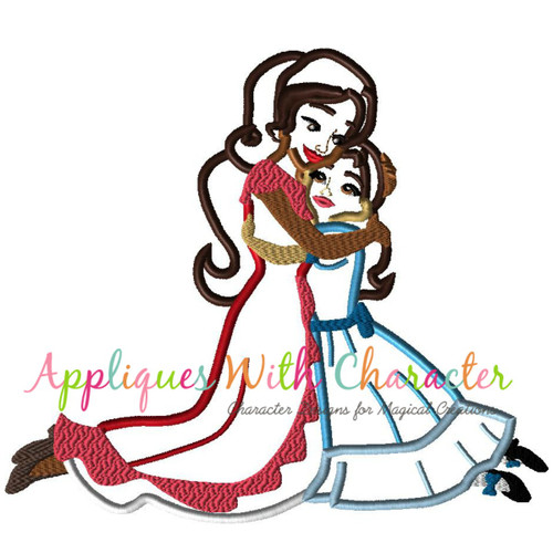 Elena of Avalor Sister Applique Embroidery Design