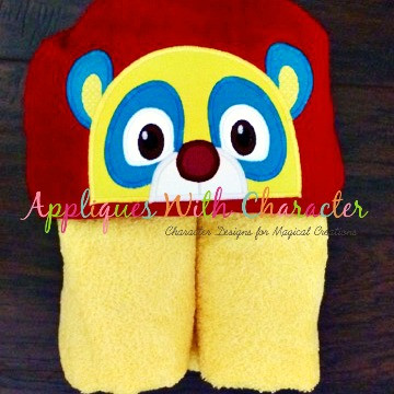 Oso Bear Peeker Applique Design