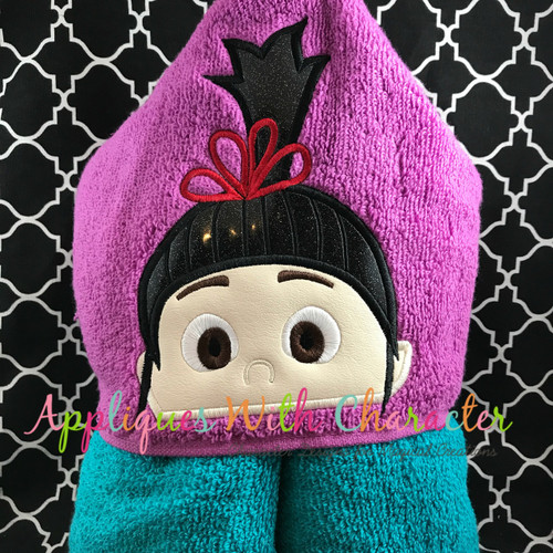 Minions Little Sister Peeker Applique Design