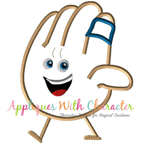 Emoji Hand Applique Design