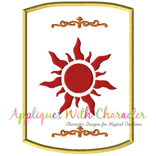 Rapunzela Long Haired Girl Lantern Applique Design