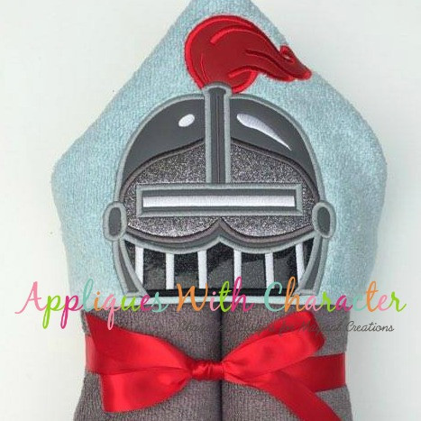 Knight Peeker Applique Embroidery Design
