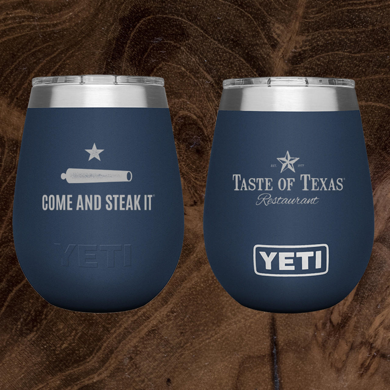 Come and Steak It® YETI 10 Oz. Wine Tumbler with Magslider Lid