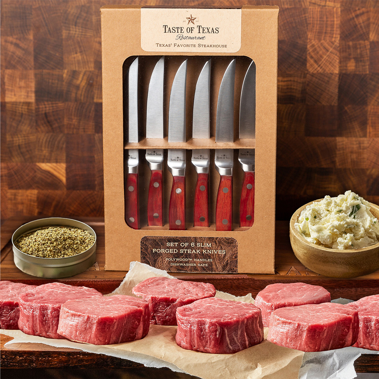 Texas Favorites Steak Certificate