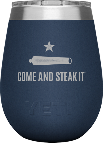 Come and Steak It® YETI 10 Oz. Wine Tumbler with Magslider Lid