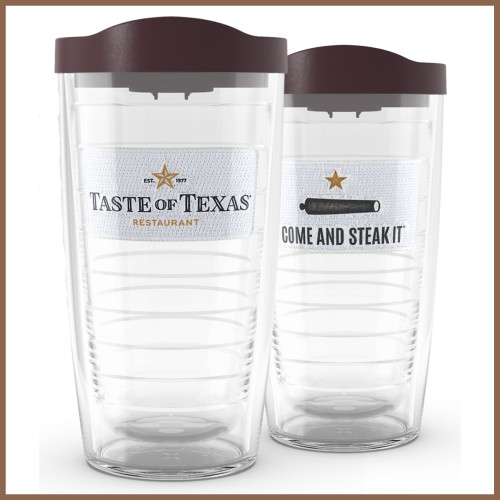Come and Steak It® 16 oz. Classic Tervis Tumbler with Travel Lid Come and Steak It® 16 oz. Classic Tervis Tumbler with Travel Lid
