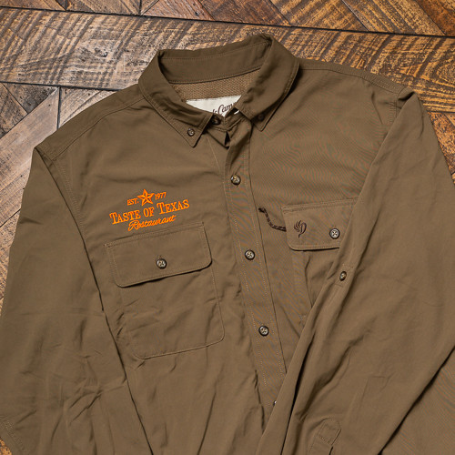 Duck Camp x Taste of Texas Lightweight Hunting Shirt - Pin Oak Duck Camp x Taste of Texas Lightweight Hunting Shirt - Pin Oak