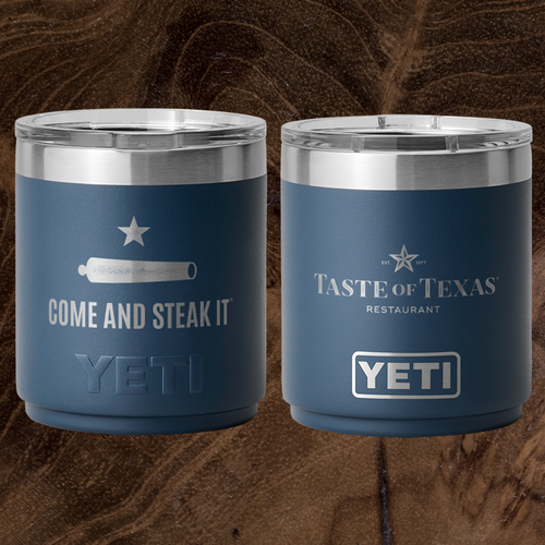 https://cdn11.bigcommerce.com/s-39628/images/stencil/500x659/products/341/1878/Taste_of_Texas_Come_and_Steak_It_10_Oz_Yeti_Lowball_STACKABLE_-_Front_and_Back_-_Wooden_Background__12998.1693320824.png?c=2