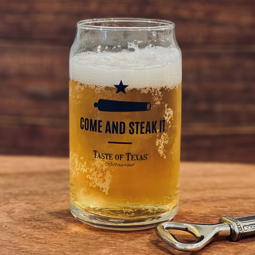 Come and Steak It® Can Glass- SOLD OUT! Come and Steak It® Can Glass- SOLD OUT!