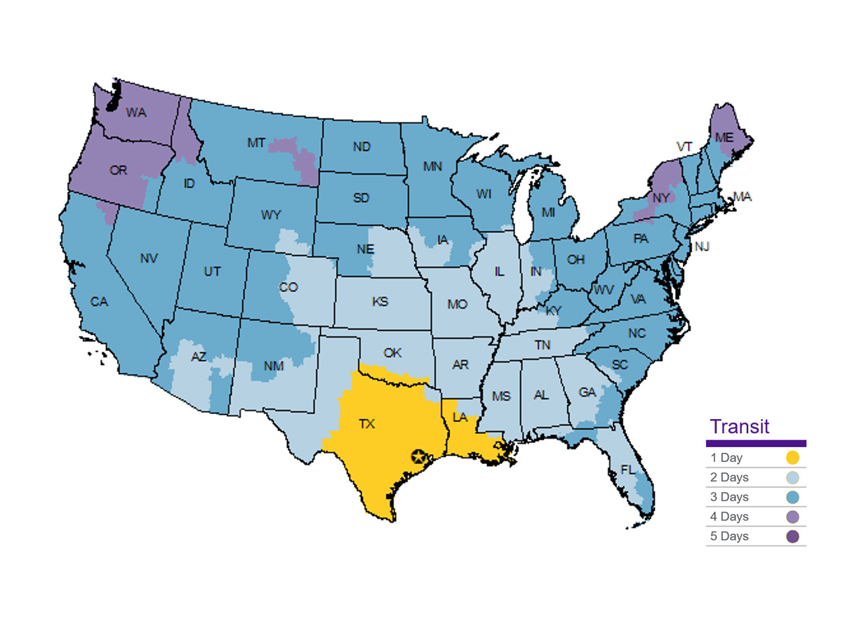 fedex ground zone chart 2022