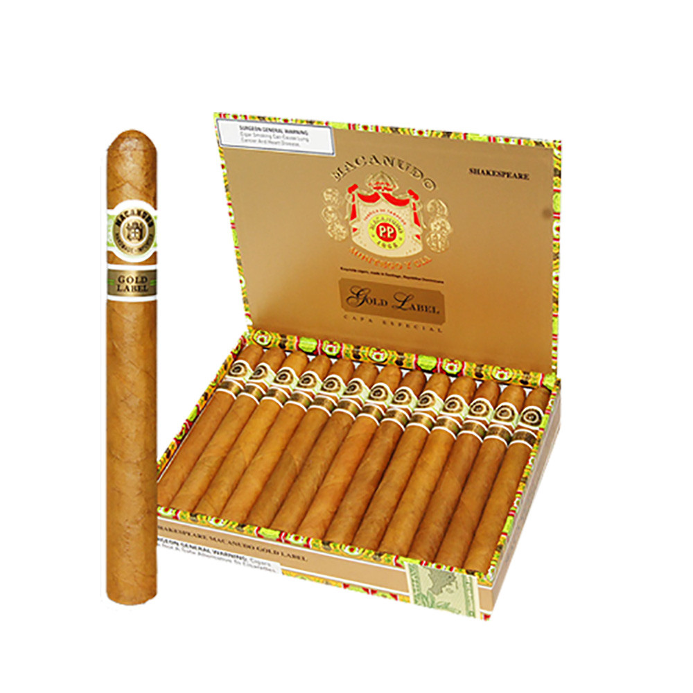 Macanudo Gold Label Shakespeare Cigars
