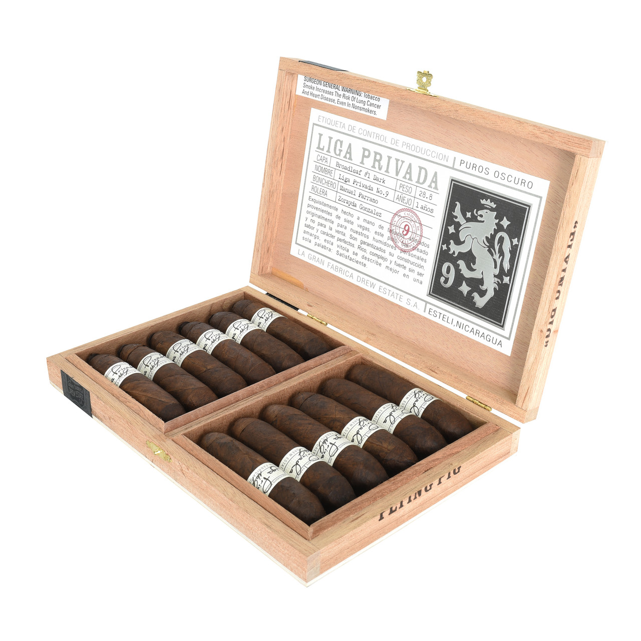 Drew Estate Liga Privada No 9 Flying Pig Box of 12