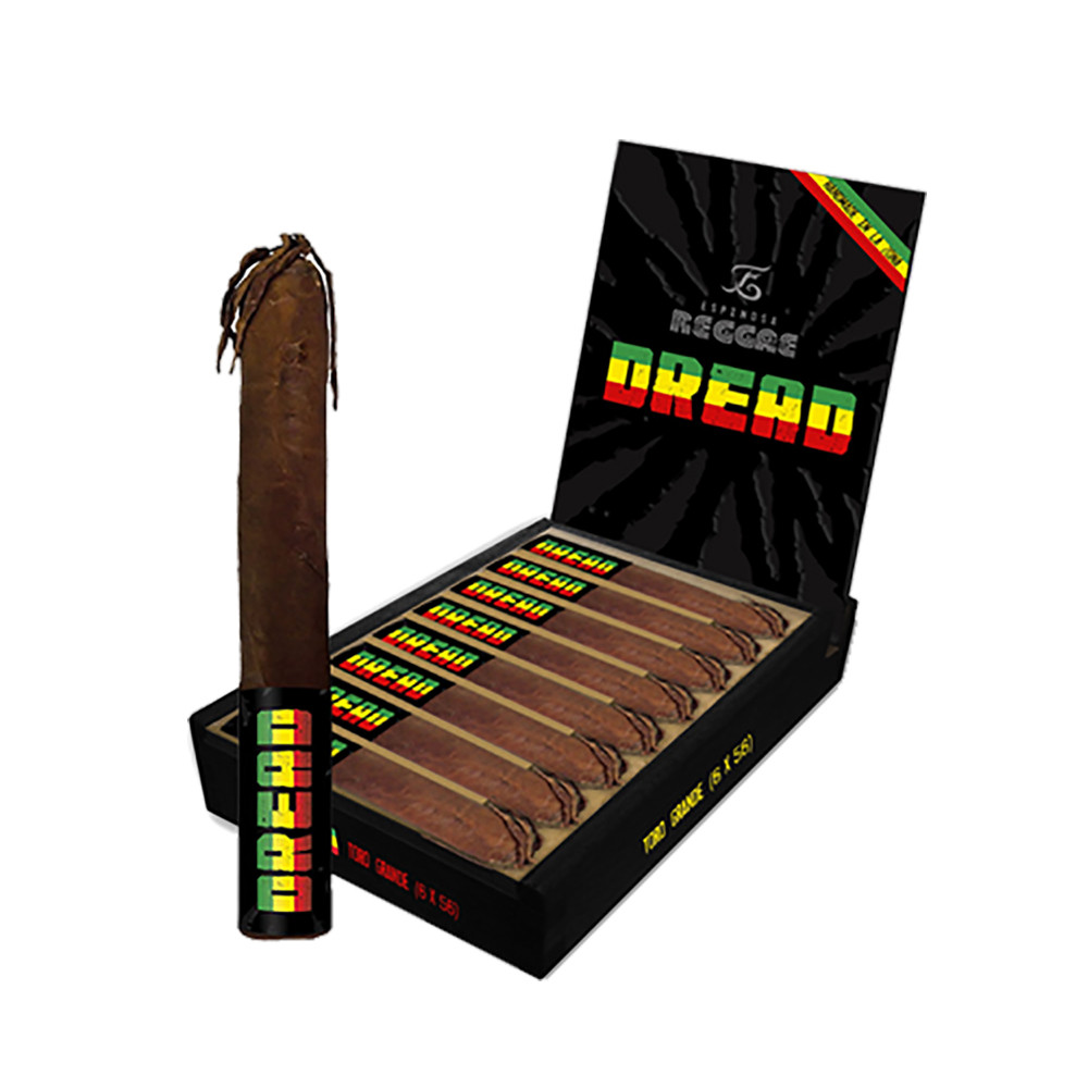 シガレッタ Espinosa Reggae Dread Toro Grande - Dark Natural Box of 7