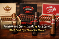 Punch Grand Cru vs Diablo vs Rare Corojo: Which Punch Cigar Should You Choose?