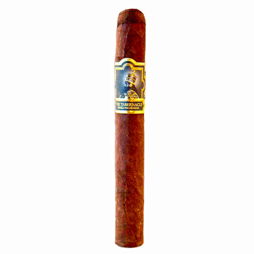 The Tabernacle Double Broadleaf Corona Maduro | Single Cigars from the Foundation Tabernacle Broadleaf line by Foundation Cigars displayed with band and wrapper detail