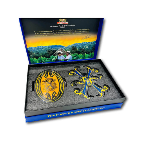 Fuente Opus X Blue Crystal Ashtray  - Open Box