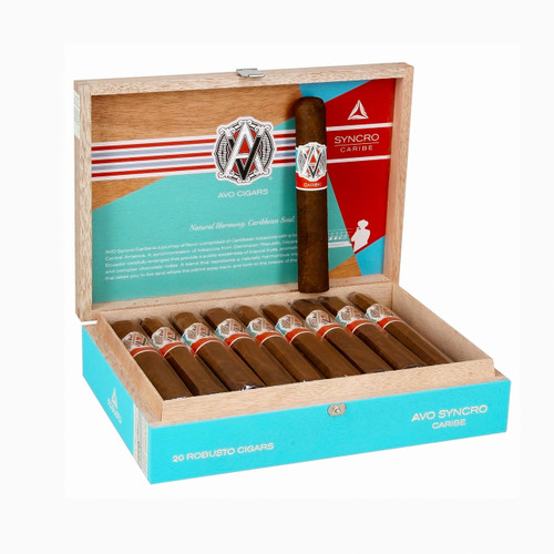 Savor AVO Syncro Caribe Robusto Cigars - Box of 20