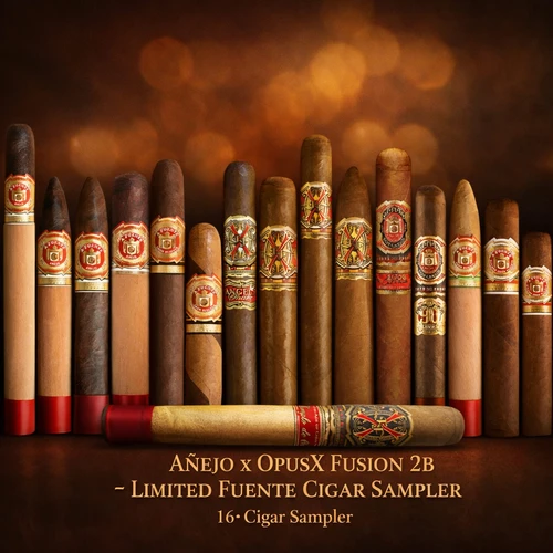 Sampler 2B – Añejo x OpusX Fusion 2B Templo # 1 - The "Can't-Miss" Fuente Sampler