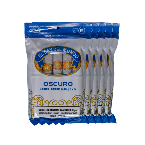 El Rey Del Mundo Larga Oscuro – 25-Cigar Collection (5 Bags of 5)