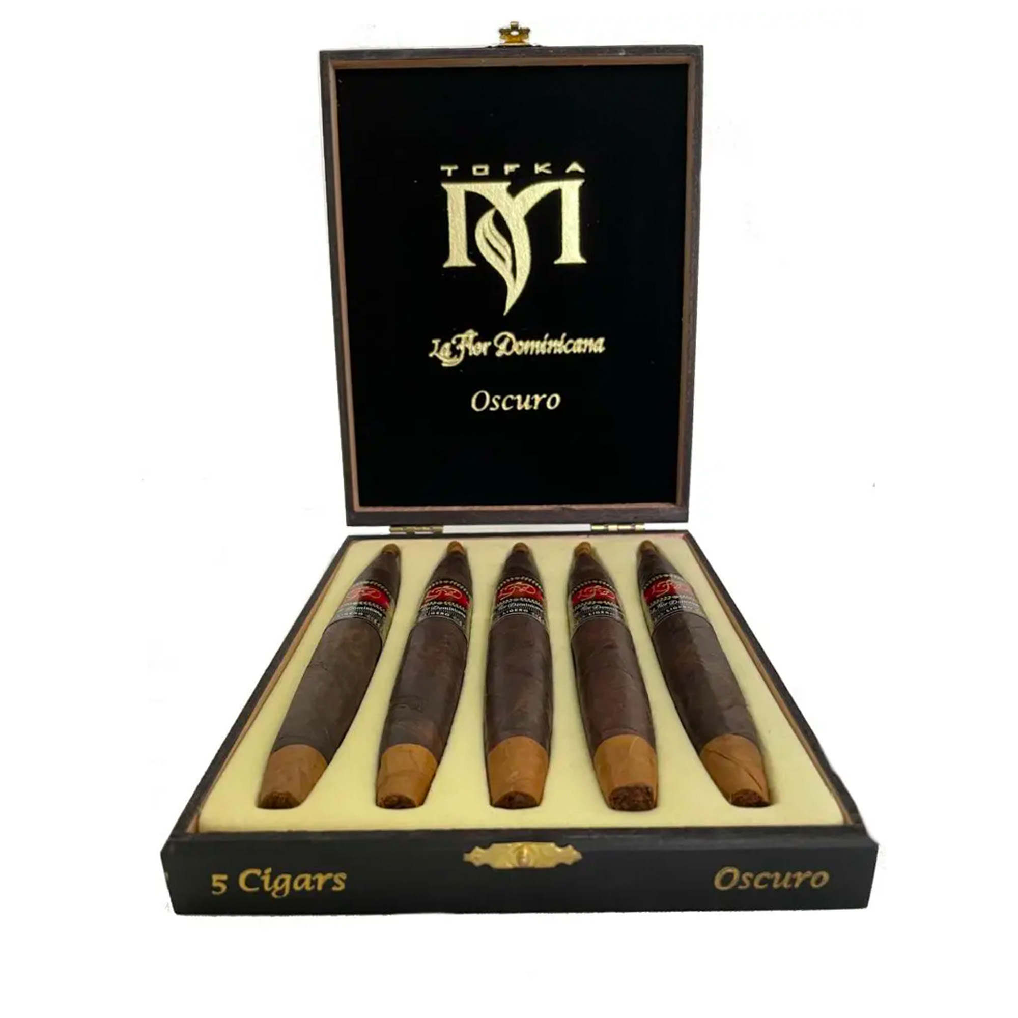 La Flor Dominicana TCFKA “M” Oscuro Cigars - Box of 5