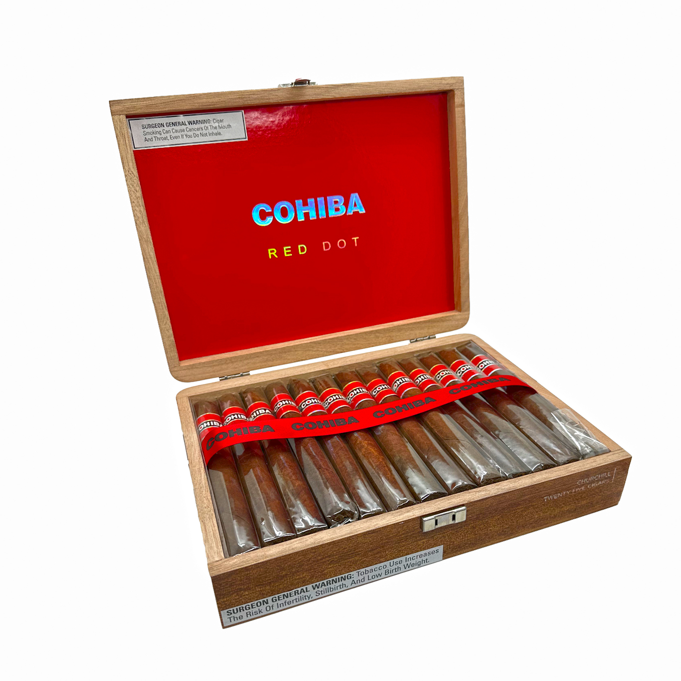 Ashton Churchill Empty Cigar Box 