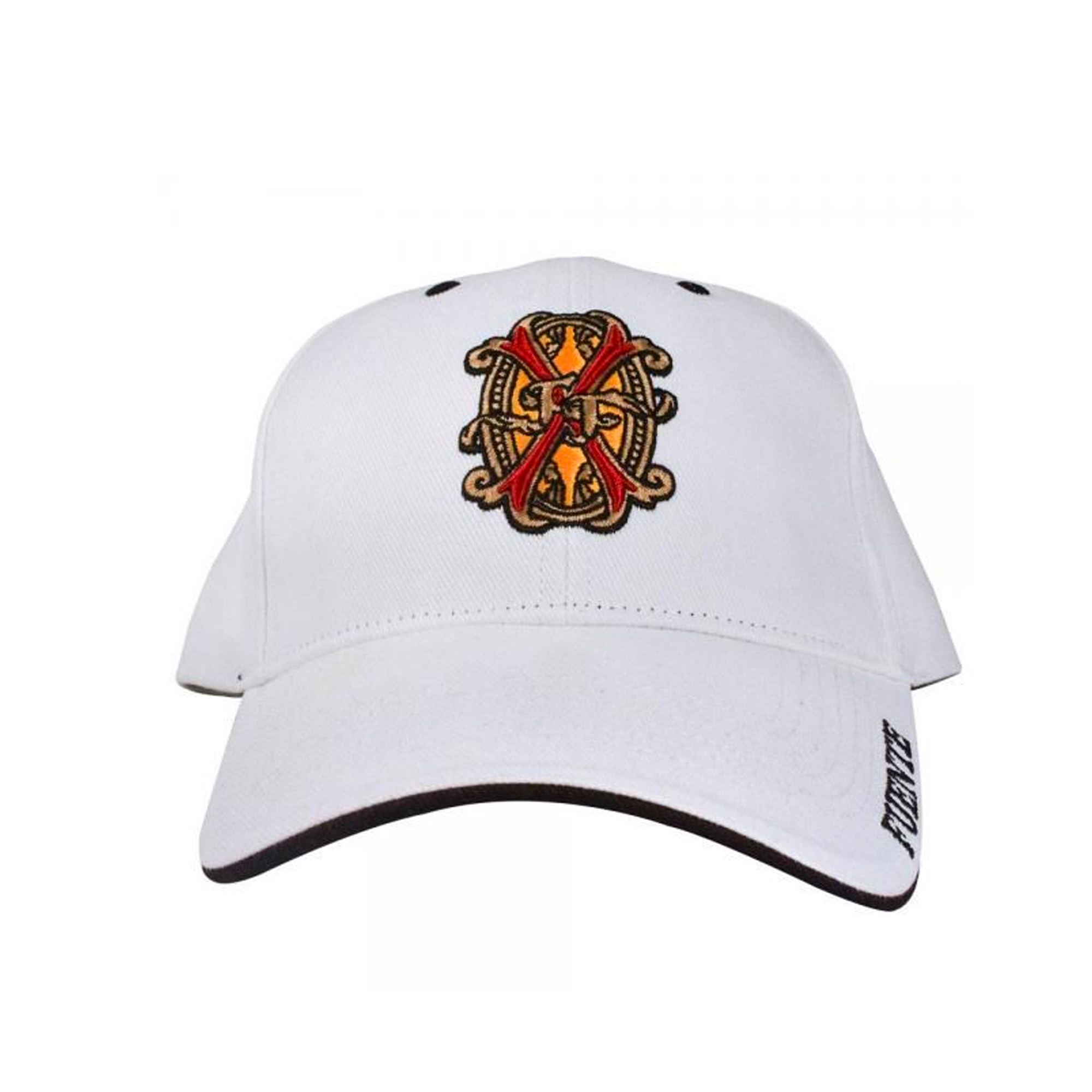 Hat Cap/ X Opus Logo - Baseball Arturo Fuente White With